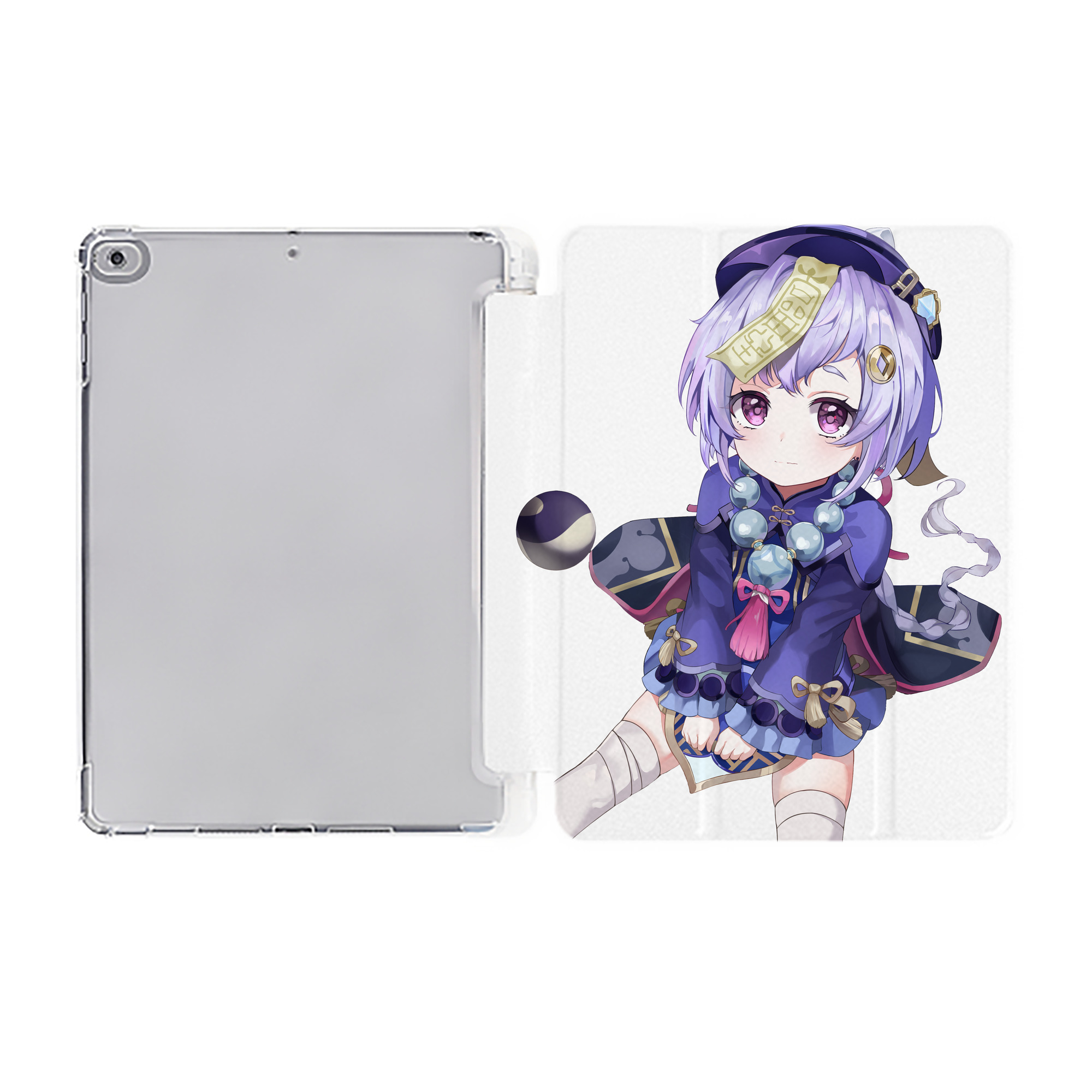 げんし神 七七 なな  genshin Nana IPad ケース ペン収納付き 三つ折りスタンド PUレザー×シリコン 対応機種9.5/10.5/10.9インチ
